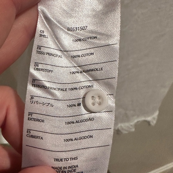 VOLCON XL Sheer White Top NWOT - Picture 7 of 7